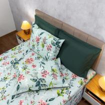 Colcha Cobre Leito Queen 3 Peças Dupla Face Matelado Ultrassônico Lorena