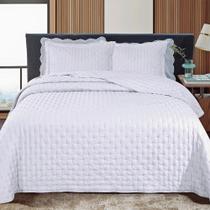 Colcha Cobre Leito Queen Jolitex Stillus 2,40X2,60M - Branco