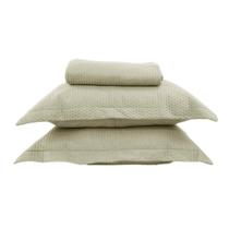 Colcha Cobre Leito Siena Roll Solteiro 2 Peças Cinza Claro