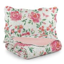 Colcha Cobre Leito Solteiro 2 Peças Capri Dupla Face Estampado