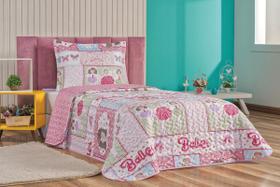 Colcha cobre leito solteiro 2,20x1,50 bouti kids 2 peças top