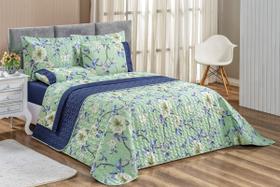 Colcha cobre leito solteiro 2,40x1,80m naturale 2 peças top.