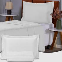 Colcha Cobre Leito Solteiro Dupla Face 200 Fios 2 Peças Com Porta travesseiro Matelado Premium Luxo Siena Roll