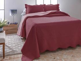 Colcha Cobre Leito Ultrasonic Dupla Face Dyuri Lisa - Jolitex