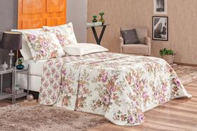 Colcha Cobreleito Casal Queen Size 200 Fios Florence Estampado BOUTI