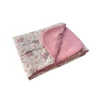 Colcha Cobreleito Infantil Estampada Mini Cama 100% Algodão Castelo Rosa Arrumadinho Enxovais