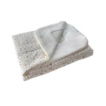 Colcha Cobreleito Infantil Estampada Solteiro 100% Algodão Bee Cru Arrumadinho Enxovais
