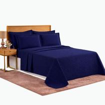 Colcha Cocha Cobre Leito Jogo Roupa Cama Casal Padrao 3 Pçs Matelado Basico Simples Liso Fronha Luxo