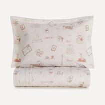 Colcha Com Porta Travesseiro 200 Fios Infantil Jolie Colcha Com Porta Travesseiro 200 Fios Infantil Jolie