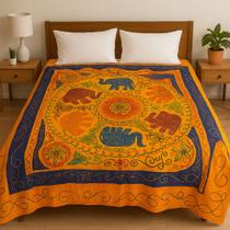 Colcha de Algodão Macia para Cama de Casal