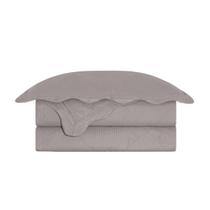 Colcha De Cama Egeu Solteiro Camesa 160X240 - Bege