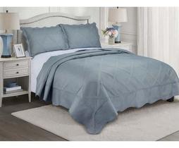 Colcha De Cama Egeu Solteiro Camesa 160x240 - Cinza