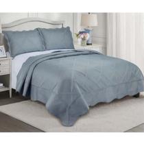 Colcha De Cama Egeu Solteiro Camesa 160X240 - Cinza Colcha De Cama Egeu Solteiro Camesa 160X240 - Cinza