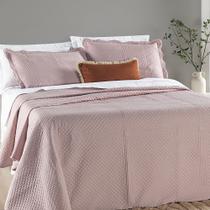 colcha de cama Queen cobre leito 200 fios 3 pç 2,60x2,40