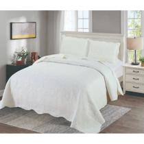 Colcha de Casal 220x240m Matelada Ultrasonic Palha Modelo Toronto Sultan