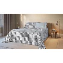 Colcha De Casal Estampada 2,20X2,40Cm Teka Gênova