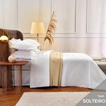 Colcha de Piquet Hotel Solteiro Branco Golden TEKA Profiline