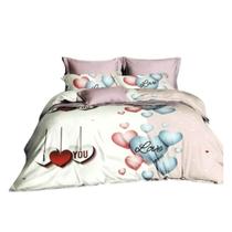 Colcha de verão reversível para 2 lugares 230x250cm com travesseiro Colcha de verão reversível para 2 lugares 230x250cm com travesseiro