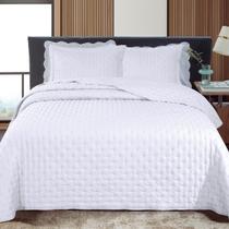 Colcha Dupla Face Jolitex Bouti Stillus Super King 3,00x2,80m Branco