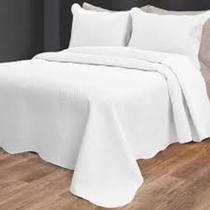 Colcha Elegante Lisa Tamanho Casal Branca - Habitat