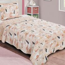 Colcha Evolution Patchwork Infantil Solteiro 160X230 Cisne Colcha Evolution Patchwork Infantil Solteiro 160X230 Cisne