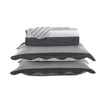 Colcha Evolution Patchwork King 03 Peças Camesa Niagara