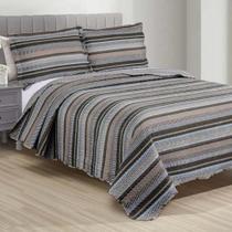 Colcha Evolution Patchwork Solteiro 02 Peças Camesa Domus Colcha Evolution Patchwork Solteiro 02 Peças Camesa Domus