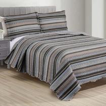 Colcha Evolution Patchwork Solteiro 02 Peças Camesa Colcha Evolution Patchwork Solteiro 02 Peças Camesa