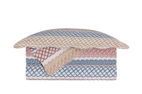 Colcha Evolution Patchwork Solteiro 2 Pçs 1,60x2,40 Camesa