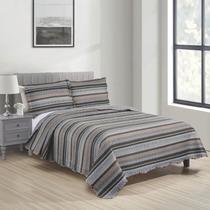 Colcha Evolution Patchwork Solteiro 2 Pçs 1,60x2,40 Camesa