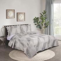 Colcha Evolution Patchwork Solteiro 2 Pçs 1,60x2,40 Camesa