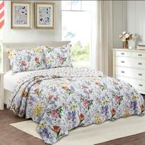 Colcha Evolution Patchwork Spring Camesa Casal