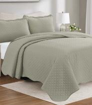 Colcha Focus King Camesa Bege