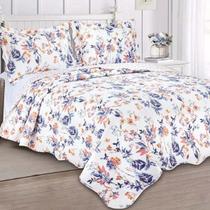 Colcha Gardem C/3 peças Queen 2,40x2,60m Camesa Estampa 1 Colcha Gardem C/3 peças Queen 2,40x2,60m Camesa Estampa 1