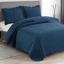 Colcha Ilusion Favo Casal 03 Peças 2,20x2,40 Camesa Colcha Ilusion Favo Casal 03 Peças 2,20x2,40 Camesa