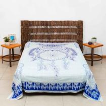 Colcha Indiana Casal Coruja Filtro Dos Sonhos 100% Algodão