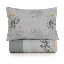 Colcha Infantil Solteiro 200Fios 100%Algodão Dragões Karsten