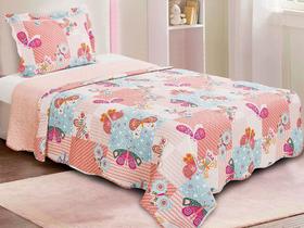 Colcha Infantil Solteiro Dupla Face Camesa Patchwork