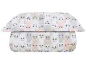 Colcha Infantil Solteiro Naturalle Malha - 100% Algodão Cats Branca 2 Peças Colcha Infantil Solteiro Naturalle Malha - 100% Algodão Cats Branca 2 Peças