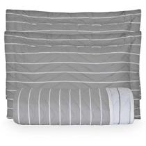 Colcha King 200 Fios Vintage Listras - Kacyumara