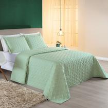 Colcha King 3 Peças Cobre Leito Micropercal 200 fios Bordado Ágata Colcha King 3 Peças Cobre Leito Micropercal 200 fios Bordado Ágata