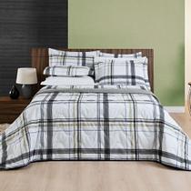 Colcha King 3 Peças Dupla Face Algodão Percal 180 Fios Primor Colcha King 3 Peças Dupla Face Algodão Percal 180 Fios Primor