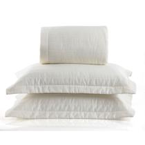 Colcha King 300 fios 100% algodão Kacyumara Stripes Pérola