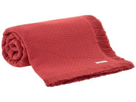 Colcha King Buddemeyer 100% Algodão In Design Laranja