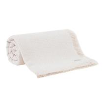 Colcha King Buddemeyer In Design 100% Algodão Bege