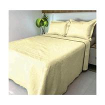 Colcha King Cobre Leito Dupla Face Matalado 03 Pçs Bege Cód. 1727 Colcha King Cobre Leito Dupla Face Matalado 03 Pçs Bege Cód. 1727