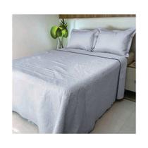 Colcha King Cobre Leito Dupla Face Matalado 03 Pçs Cinza Cód. 1728 Colcha King Cobre Leito Dupla Face Matalado 03 Pçs Cinza Cód. 1728