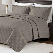 Colcha King Corttex Lyon Toque de Linho 03 Peças