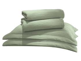 Colcha King Dohler de Poliéster Londres Verde 3 Peças