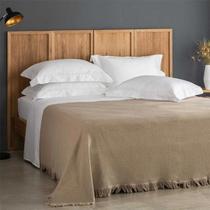 Colcha King Jacque 100% Algodão Penteado Kaki Buddemeyer